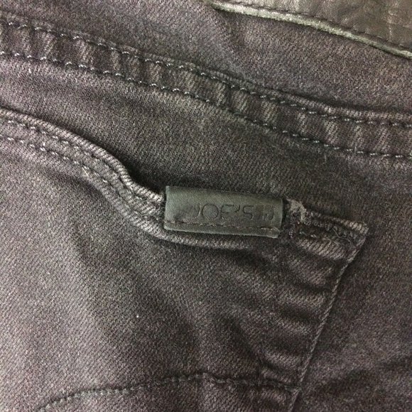 Joe's Jeans Womens Sz 29 Flawless Mid Rise Skinny Ankle Black Grey Denim 30x33.5 - Picture 6 of 9